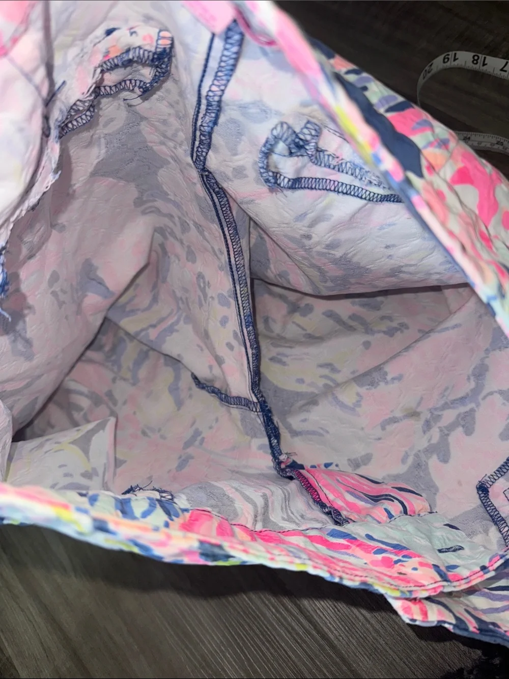 Lilly Pulitzer Callahan shorts Tidal Wave Pans Garden blue pink 4 women’s resort